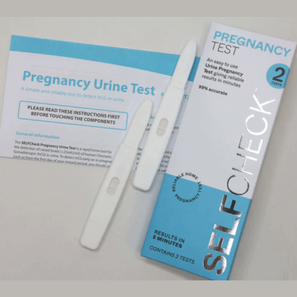 SELFCheck Pregnancy Urine Test - 2 Tests- Lillys Pharmacy and Health Store