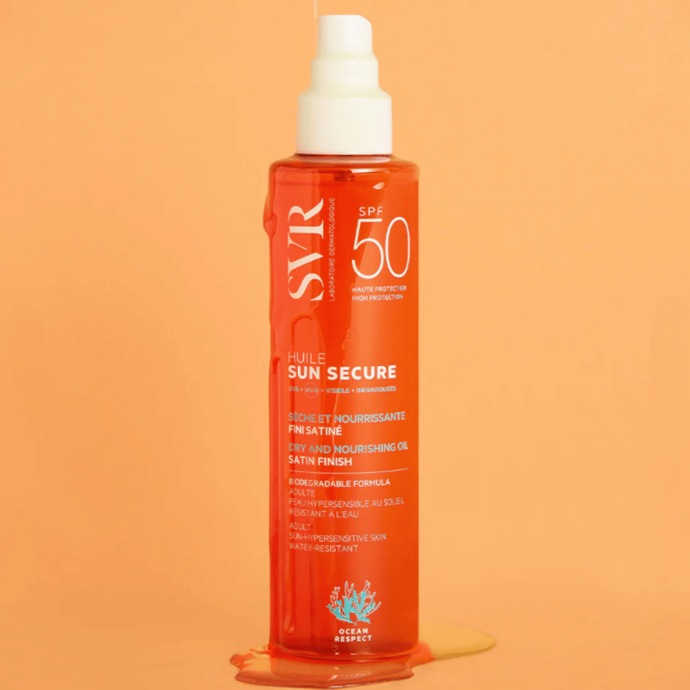 SVR SUN SECURE DRY OIL SPF 50+ 200ML- Lillys Pharmacy and Health Store