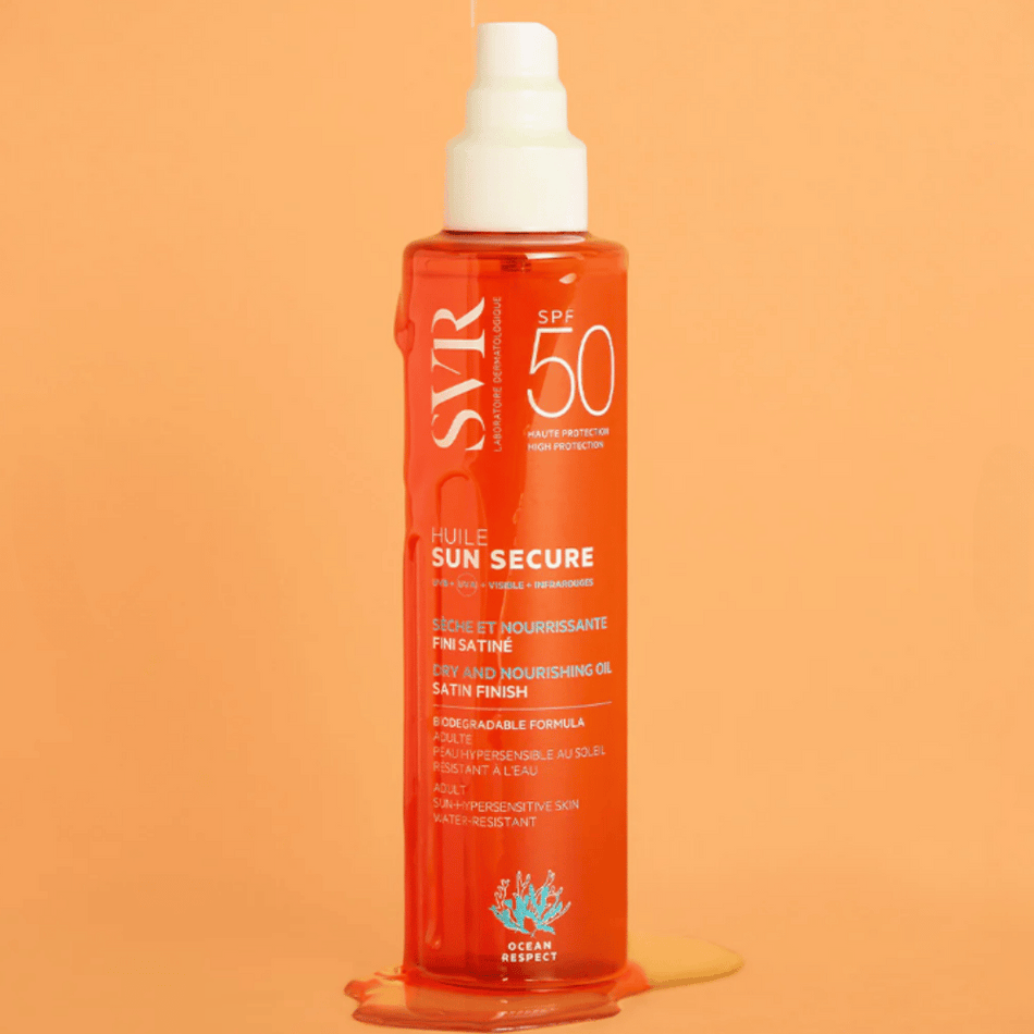 SVR SUN SECURE DRY OIL SPF 50+ 200ML- Lillys Pharmacy and Health Store