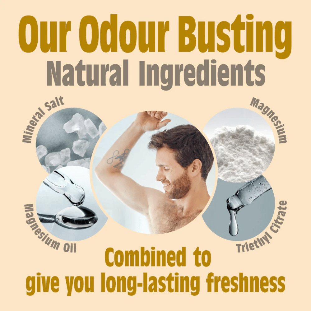 Salt Of The Earth Amber & Sandalwood Natural Refillable Roll-On Deodorant 75ml- Lillys Pharmacy and Health Store