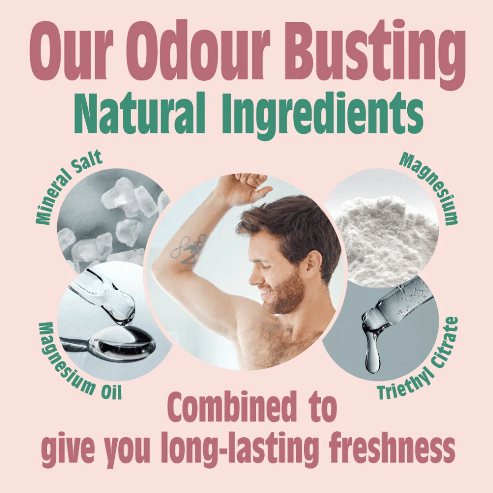 Salt Of The Earth Melon & Cucumber Natural Roll-On Deodorant 75ml- Lillys Pharmacy and Health Store