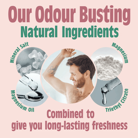 Salt Of The Earth Melon & Cucumber Natural Roll-On Deodorant 75ml- Lillys Pharmacy and Health Store