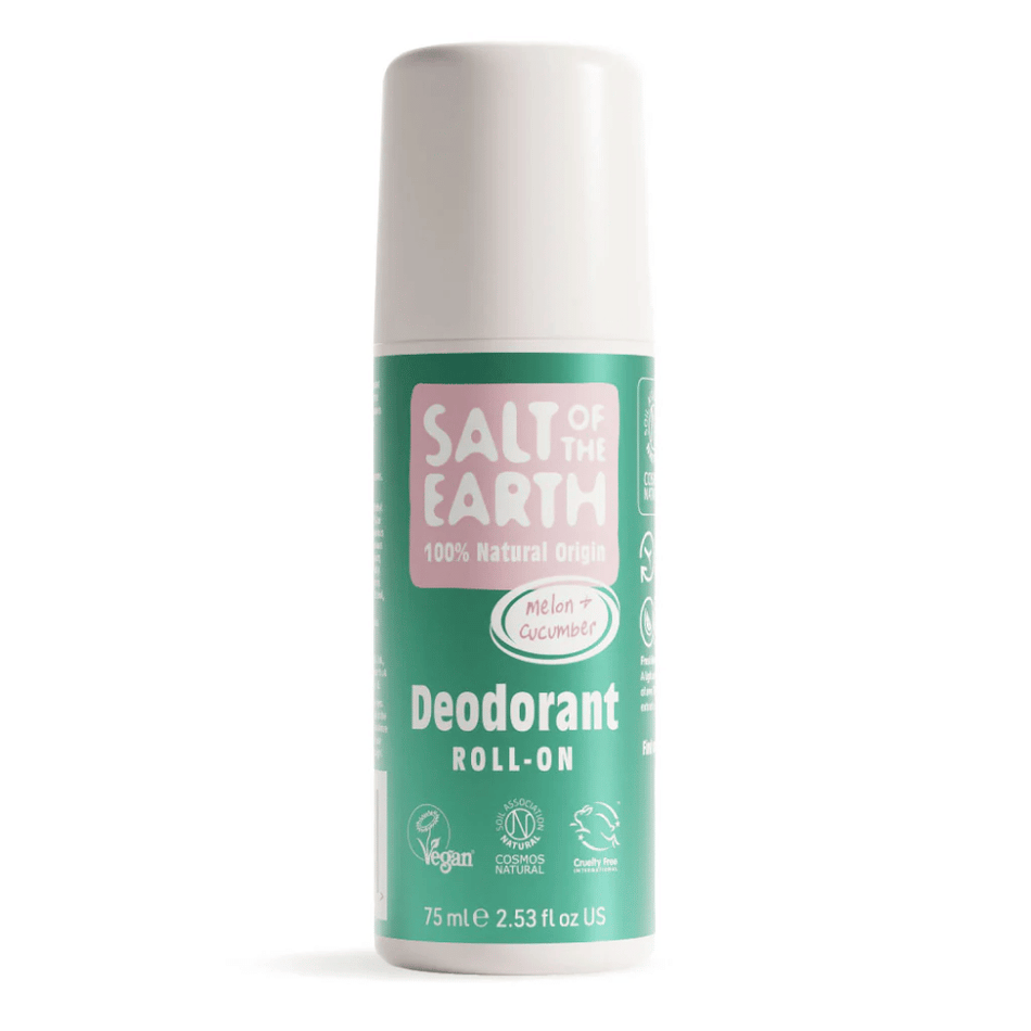 Salt Of The Earth Melon & Cucumber Natural Roll-On Deodorant 75ml- Lillys Pharmacy and Health Store