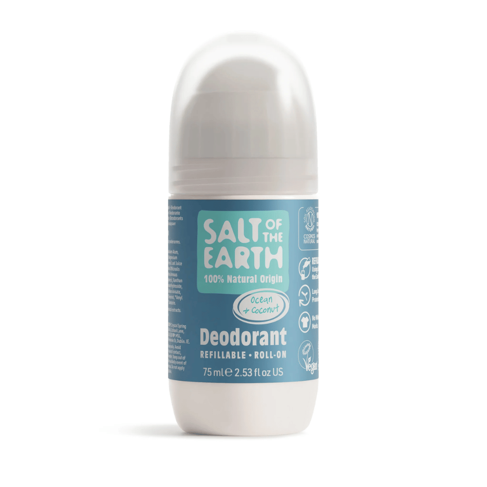 Salt Of The Earth Ocean & Coconut Natural Refillable Roll-On Deodorant 75ml- Lillys Pharmacy and Health Store