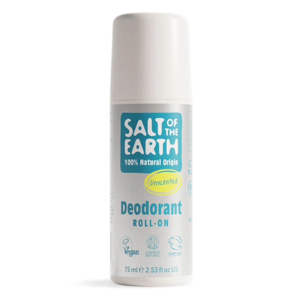 Salt Of The Earth Unscented Roll-On Deodorant 75ml- Lillys Pharmacy and Health Store