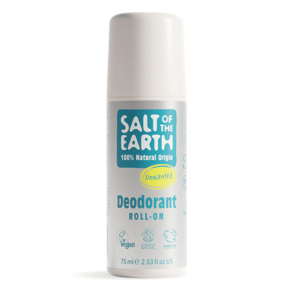 Salt Of The Earth Unscented Roll-On Deodorant 75ml- Lillys Pharmacy and Health Store