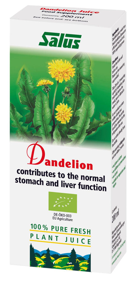 Salus Haus Dandelion Juice 200ml- Lillys Pharmacy and Health Store