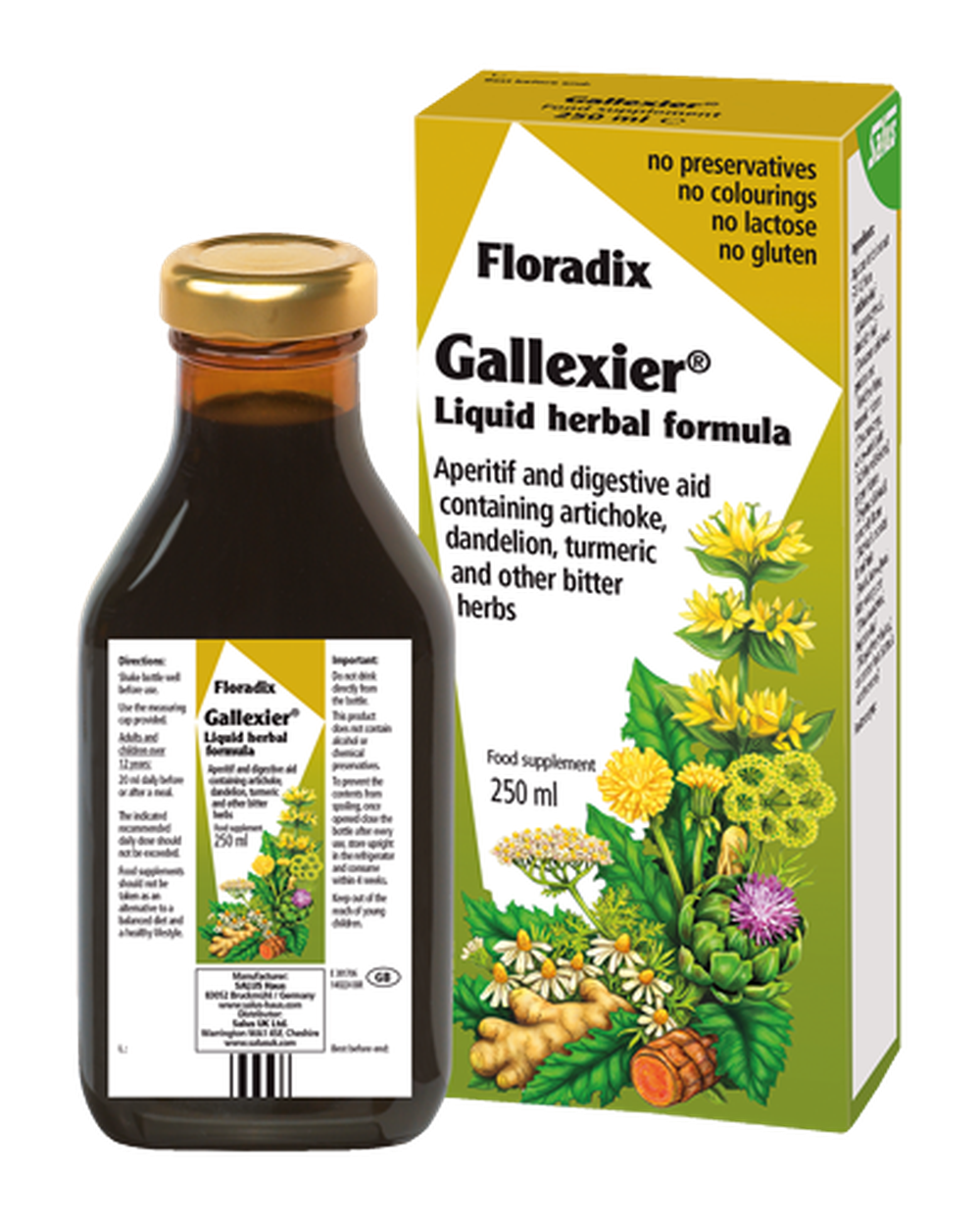Salus Haus Gallexier Liquid Formula 250ml- Lillys Pharmacy and Health Store