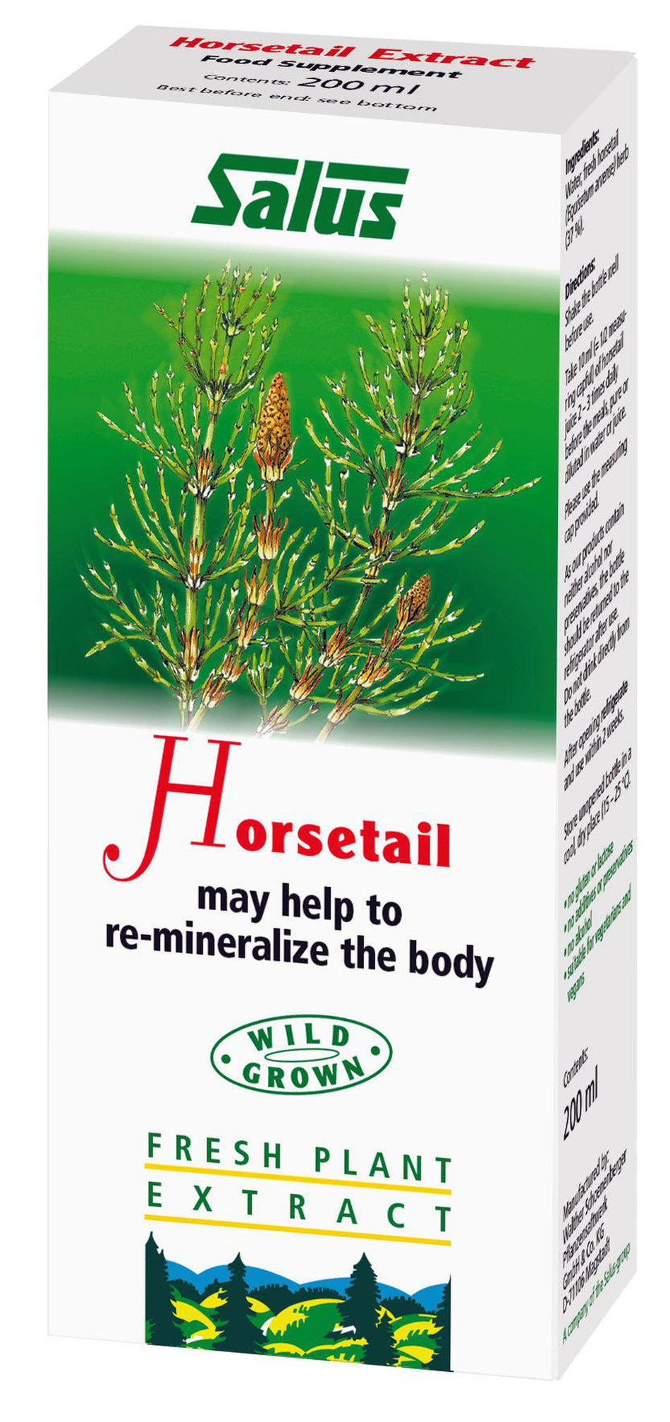 Salus Haus Horsetail Juice 200ml- Lillys Pharmacy and Health Store