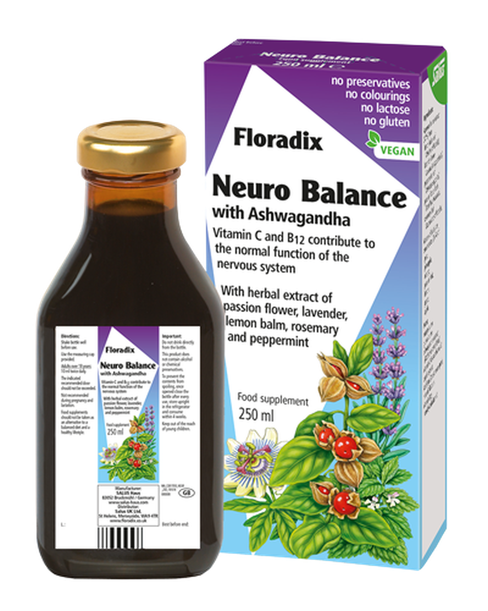 Salus Haus Neuro Balance Liquid Formula 250ml- Lillys Pharmacy and Health Store