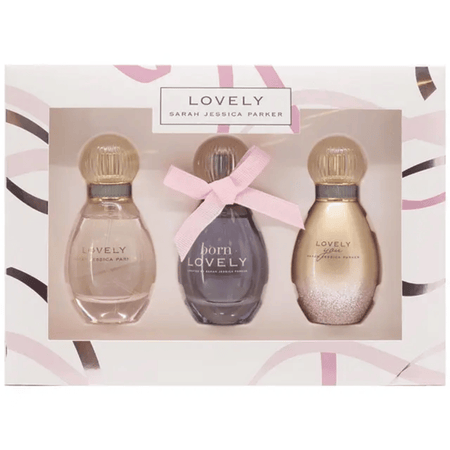 Sarah Jessica Parker 30ml 3 Piece Gift Set - 30ml Lovely Eau de Parfum Spray, 30ml Born Lovely Eau de Parfum Spray, 30ml Lovely Noir Eau de Parfum Spray- Lillys Pharmacy and Health Store