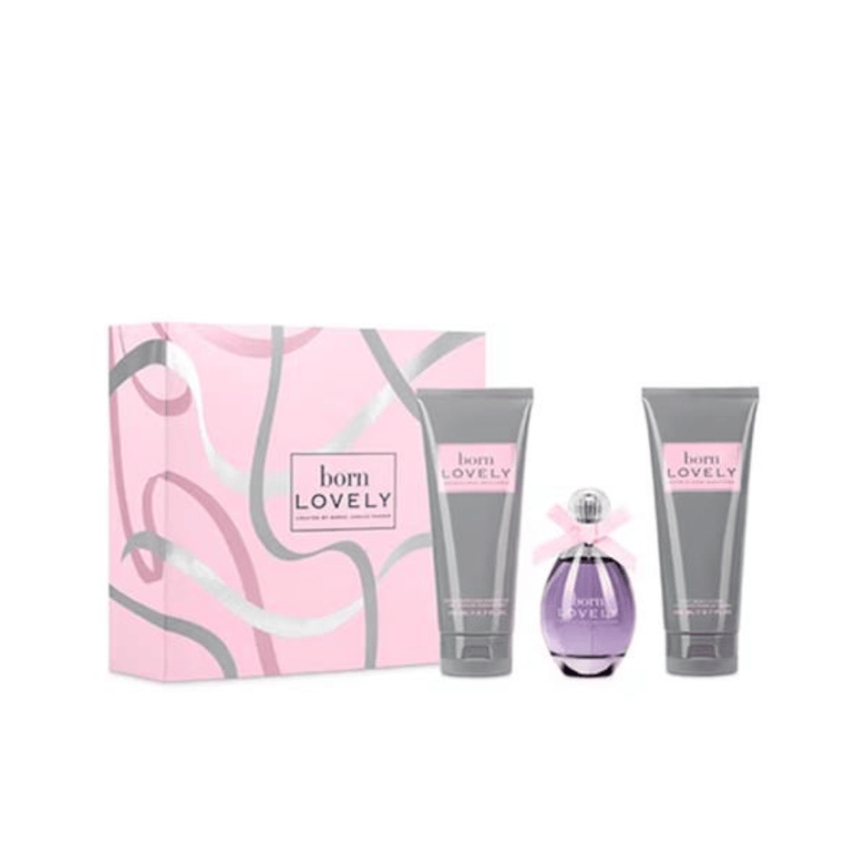 Sarah Jessica Parker Born Lovely 100ml 3pc Gift Set 100ml Edp Spr, 200ml Body Lotion, 200ml Shower Gel- Lillys Pharmacy and Health Store