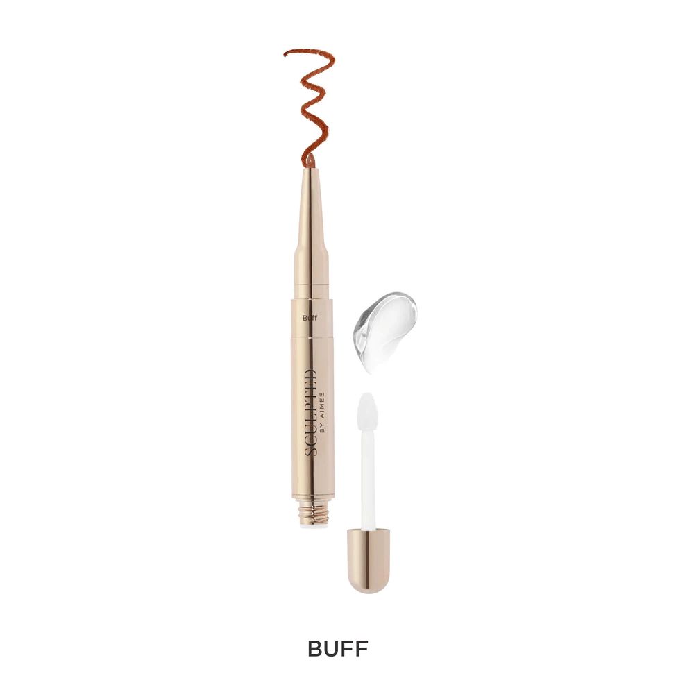 Sculpted By Aimee Line & Shine - Lipliner & Gloss Duo Buff