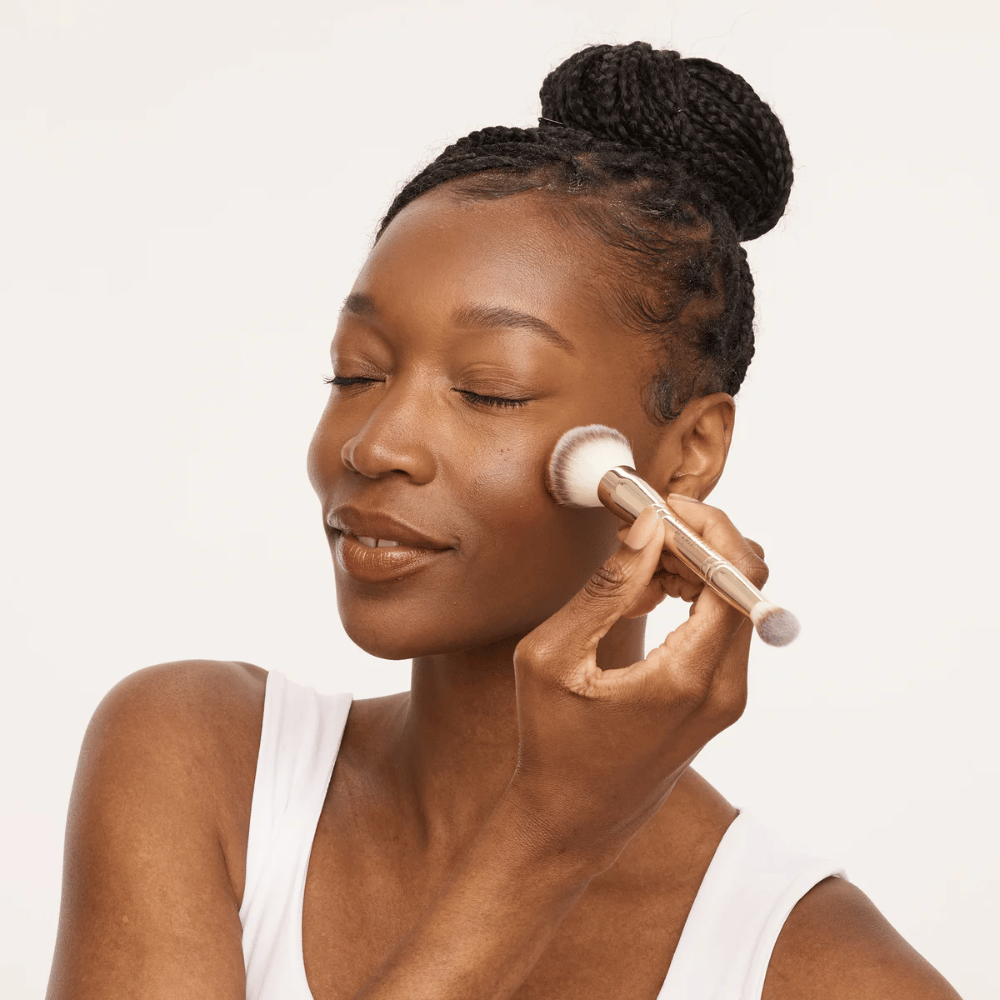 Sculpted by Aimee The Beauty Bauble Complexion Duo Brush- Lillys Pharmacy and Health Store