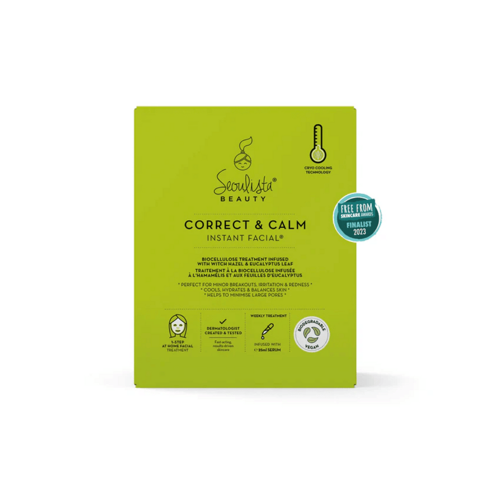 Seoulista Correct & Calm Instant Facial - Single- Lillys Pharmacy and Health Store