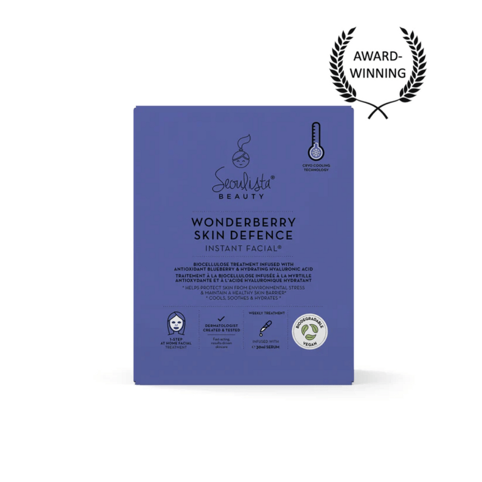 Seoulista Wonderberry Skin Defence Instant Facial - Single- Lillys Pharmacy and Health Store