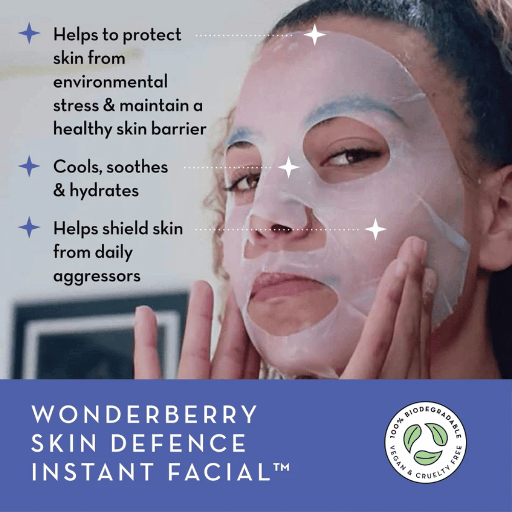Seoulista Wonderberry Skin Defence Instant Facial - Single- Lillys Pharmacy and Health Store