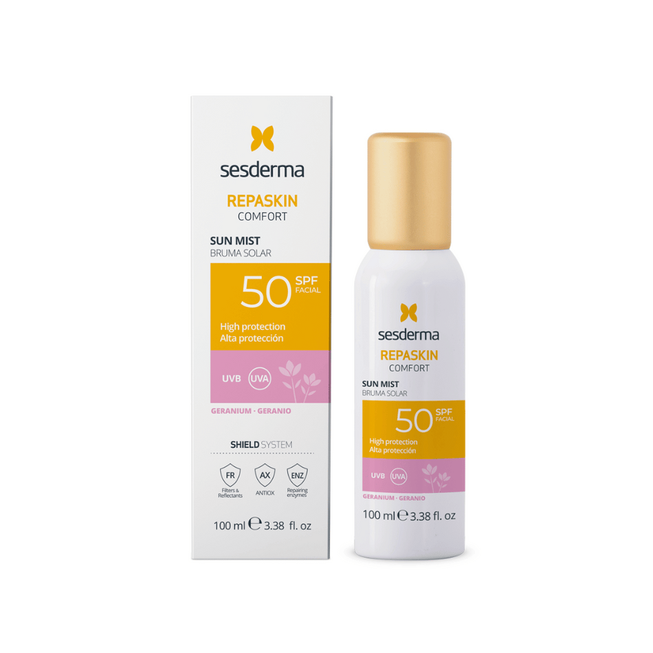Sesderma Repaskin Comfort Geranium SPF50 Mist 50ml- Lillys Pharmacy and Health Store