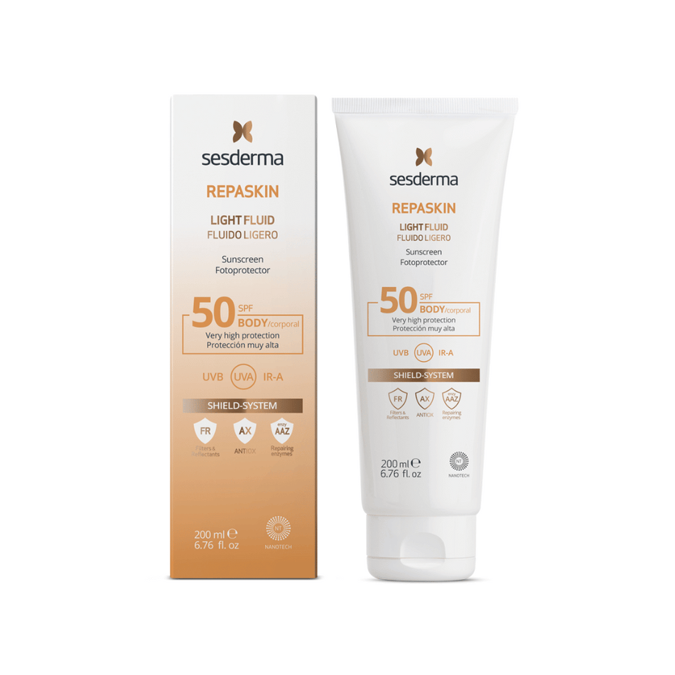 Sesderma Repaskin Light Fluid For Body SPF50 200ml- Lillys Pharmacy and Health Store