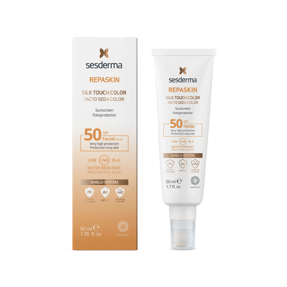 Sesderma Repaskin Silk Touch Color Facial SPF50 50ml- Lillys Pharmacy and Health Store