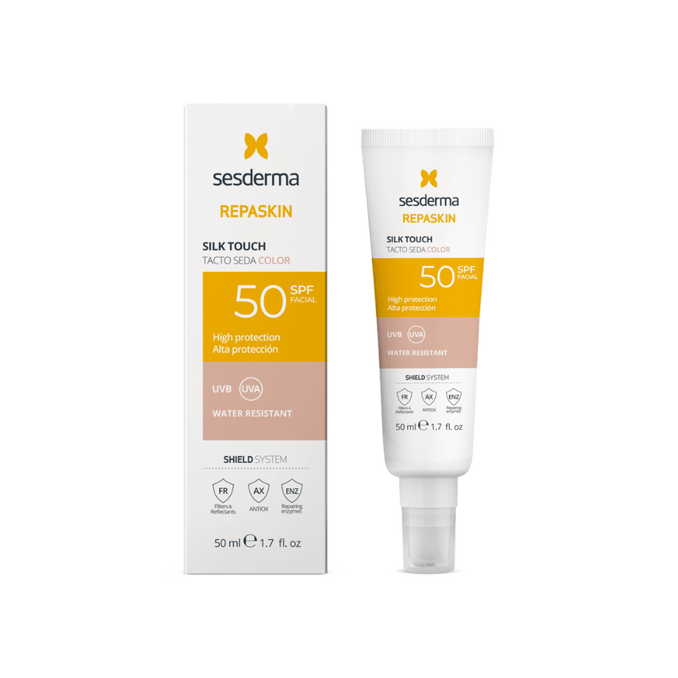 Sesderma Repaskin Silk Touch Tinted SPF50 50ml- Lillys Pharmacy and Health Store
