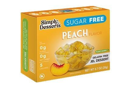 Simply Delish Jel Dessert, Peach 20g- Lillys Pharmacy and Health Store