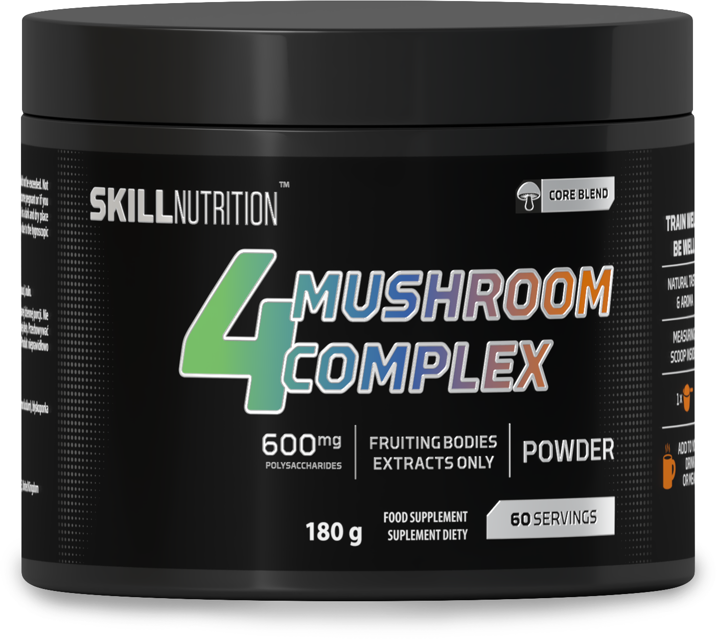 Skill Nutrition 4 Mushroom Complex 180g- Lillys Pharmacy and Health Store