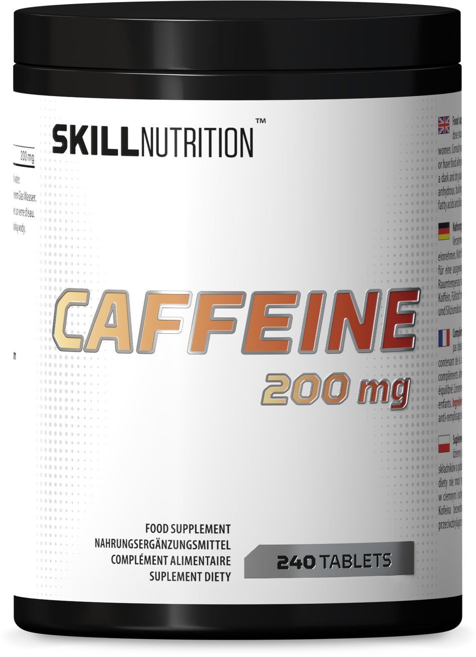 Skill Nutrition Caffeine, 200mg 240 tabs- Lillys Pharmacy and Health Store