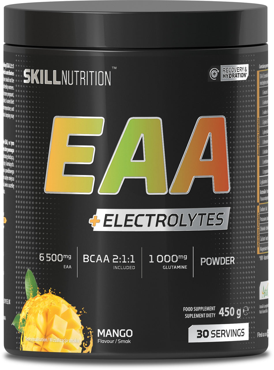 Skill Nutrition EAA + Electrolytes, Mango 450g- Lillys Pharmacy and Health Store