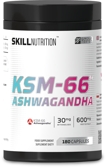 Skill Nutrition KSM66 Ashwagandha 180 vegan caps- Lillys Pharmacy and Health Store