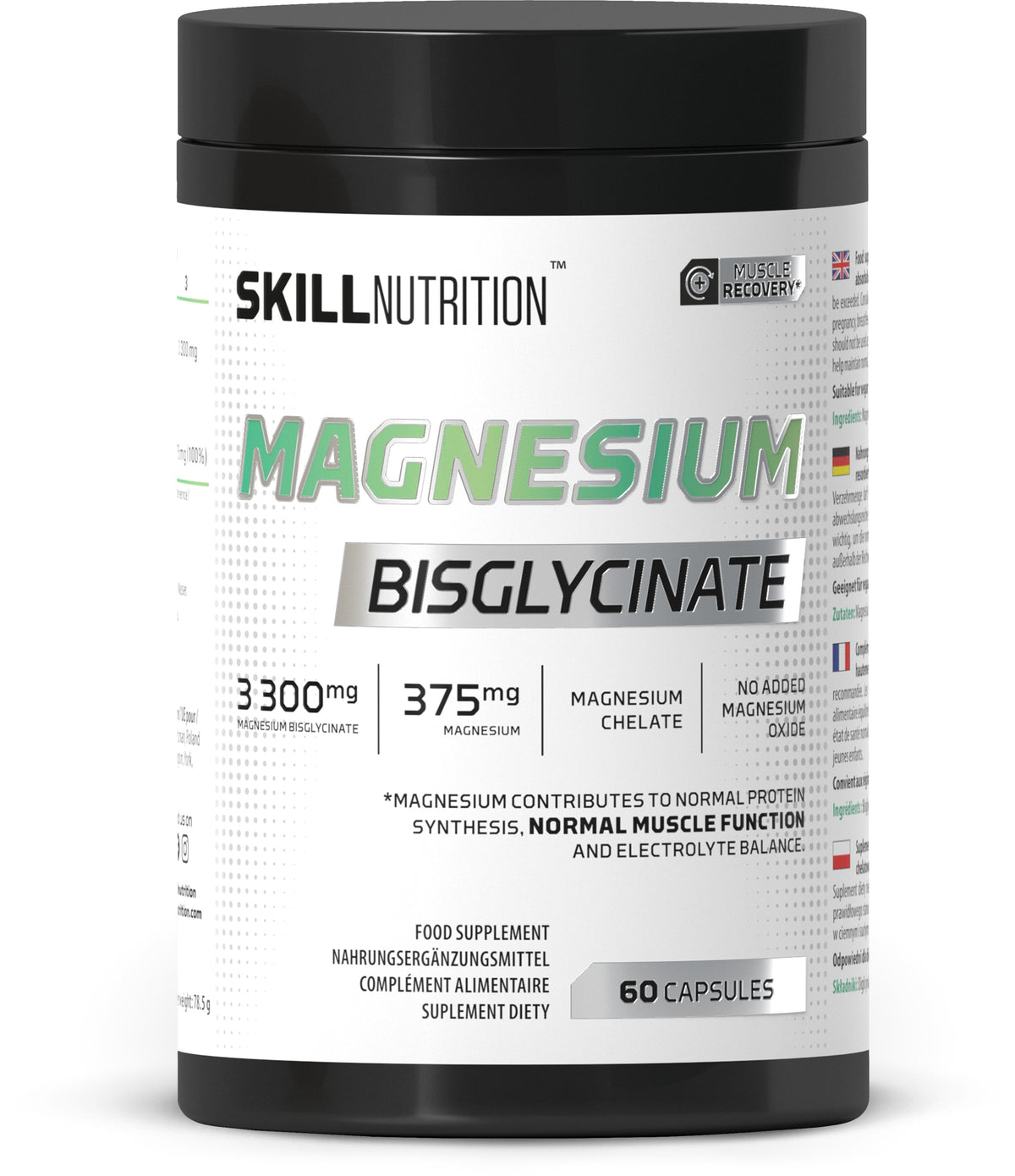 Skill Nutrition Magnesium Bisglycinate 60 caps- Lillys Pharmacy and Health Store