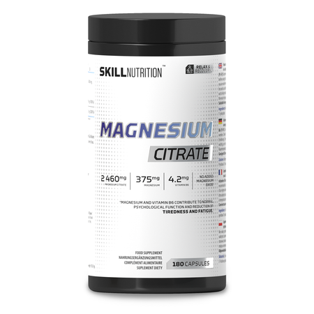 Skill Nutrition Magnesium Citrate 180 caps- Lillys Pharmacy and Health Store