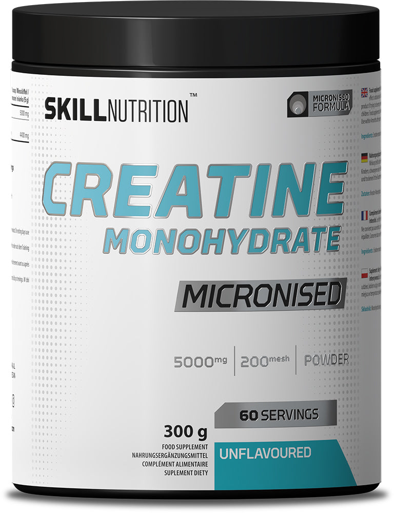 Skill Nutrition Micronised Creatine Monohydrate Unflavoured 300g- Lillys Pharmacy and Health Store