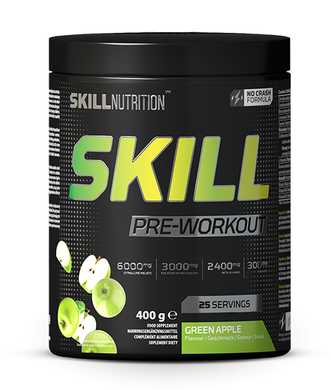 Skill Nutrition Skill PreWorkout, Green Apple 400g- Lillys Pharmacy and Health Store