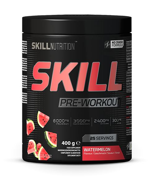 Skill Nutrition Skill PreWorkout, Watermelon 400g- Lillys Pharmacy and Health Store