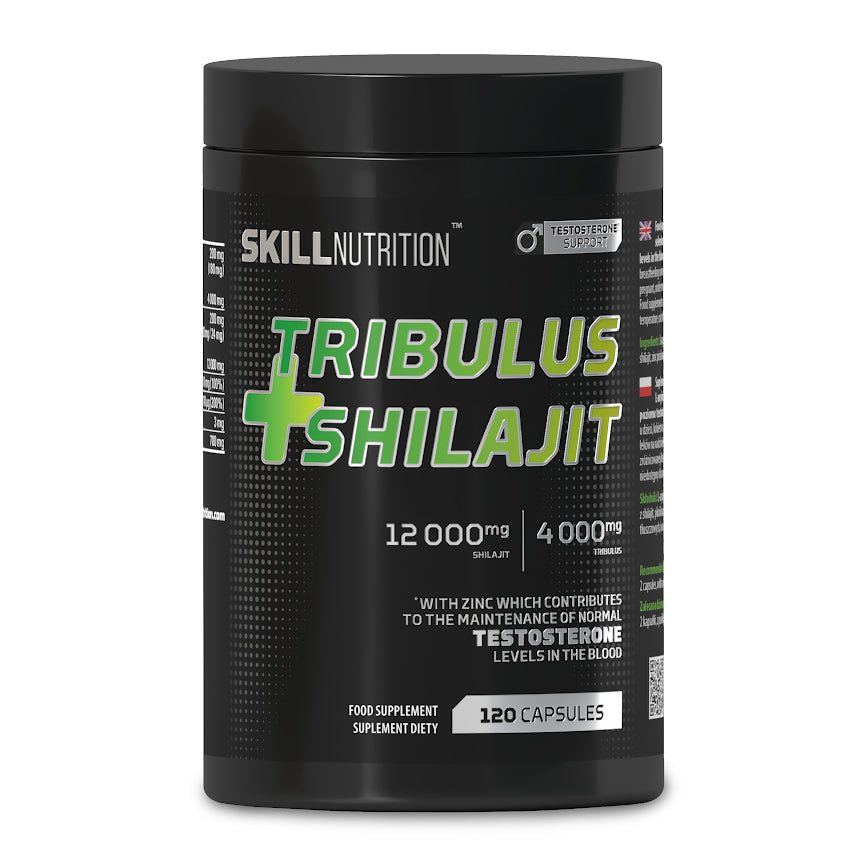 Skill Nutrition Tribulus + Shilajit 120 vegan caps- Lillys Pharmacy and Health Store
