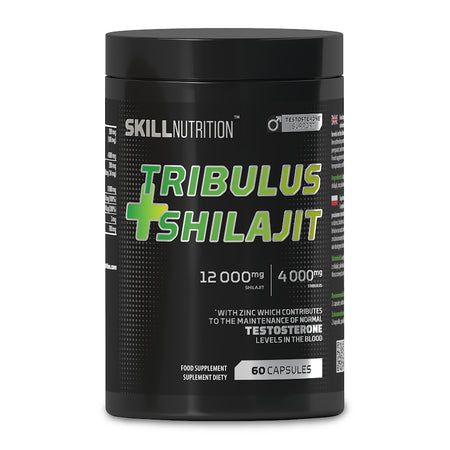 Skill Nutrition Tribulus + Shilajit 60 vegan caps- Lillys Pharmacy and Health Store