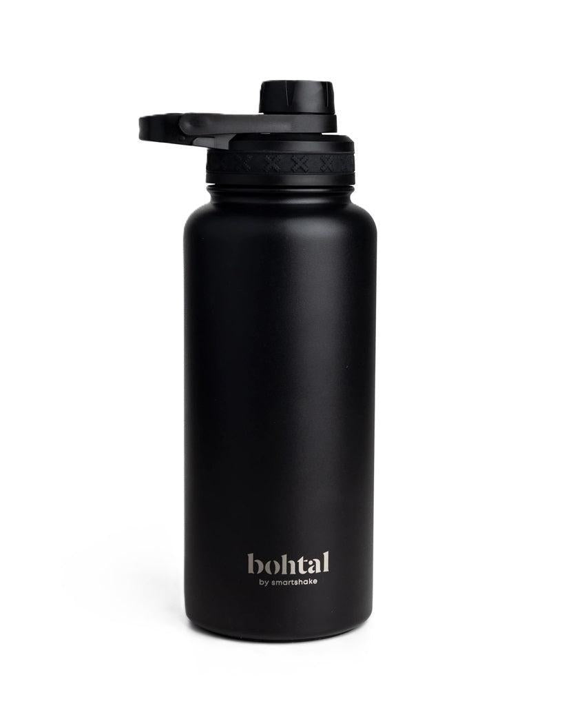 SmartShake Bohtal Insulated Sports Bottle, Black - 960 ml