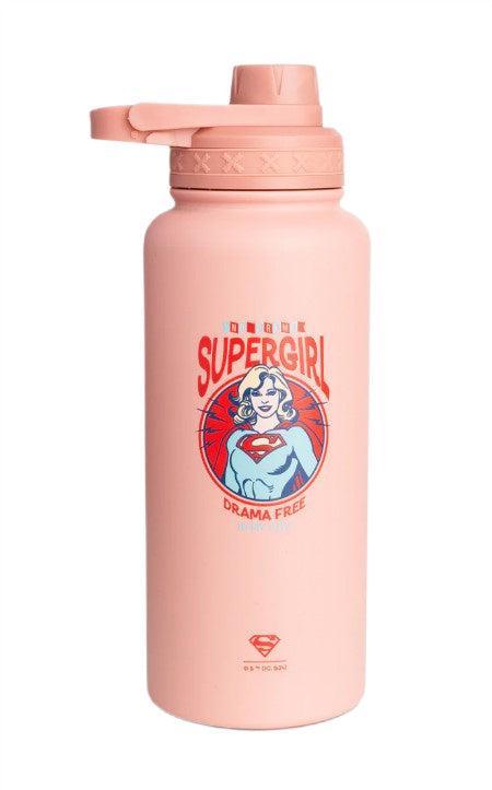 SmartShake Bohtal Insulated Sports Bottle - DC Comics, Supergirl Drama Free - 960 ml