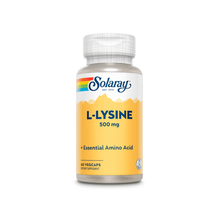 Solaray L-Lysine Free Form 500mg 60Caps- Lillys Pharmacy and Health Store