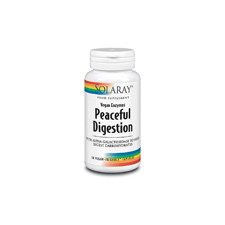Solaray Peaceful Digestion 50Caps- Lillys Pharmacy and Health Store