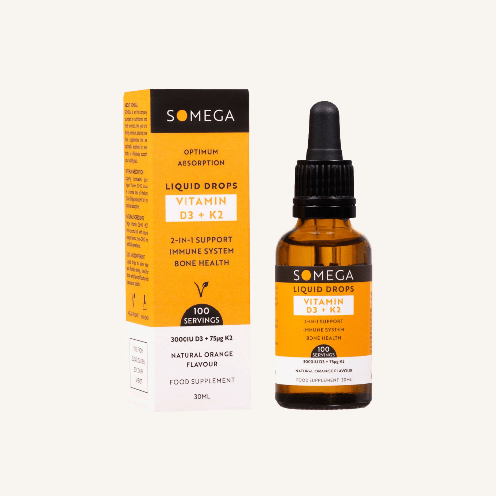 Somega Vitamin D3 + K2 Liquid Drops 30ml- Lillys Pharmacy and Health Store