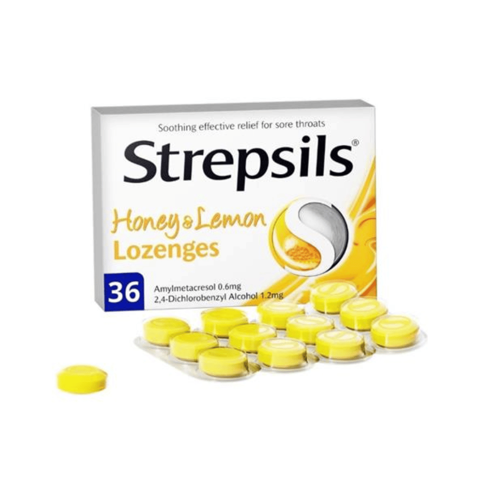 Strepsils Honey & Lemon Lozenge 36's- Lillys Pharmacy and Health Store