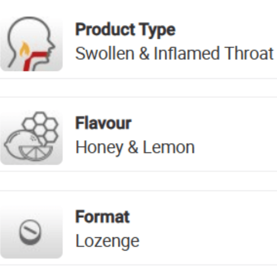 Strepsils Intensive Honey & Lemon Lozenges / 16- Lillys Pharmacy and Health Store