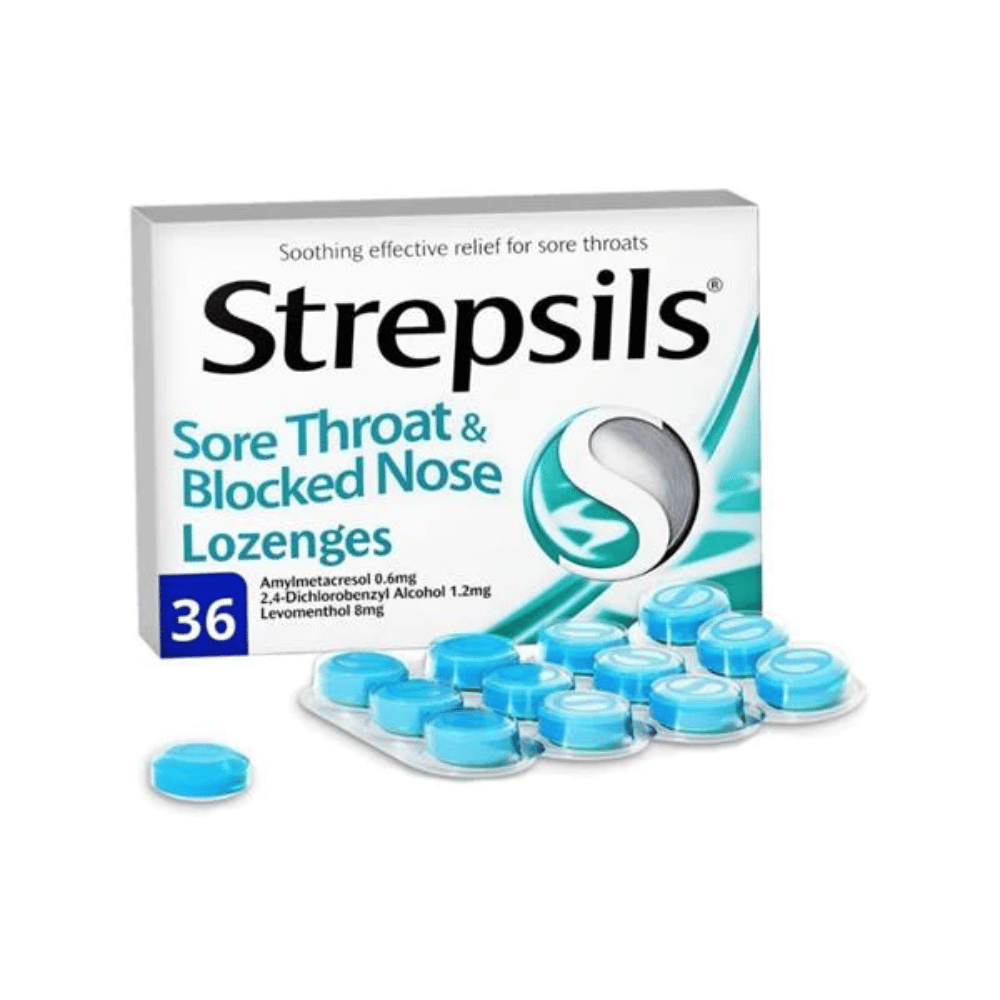 Strepsils Sore Throat Blocked Nose 36's- Lillys Pharmacy and Health Store