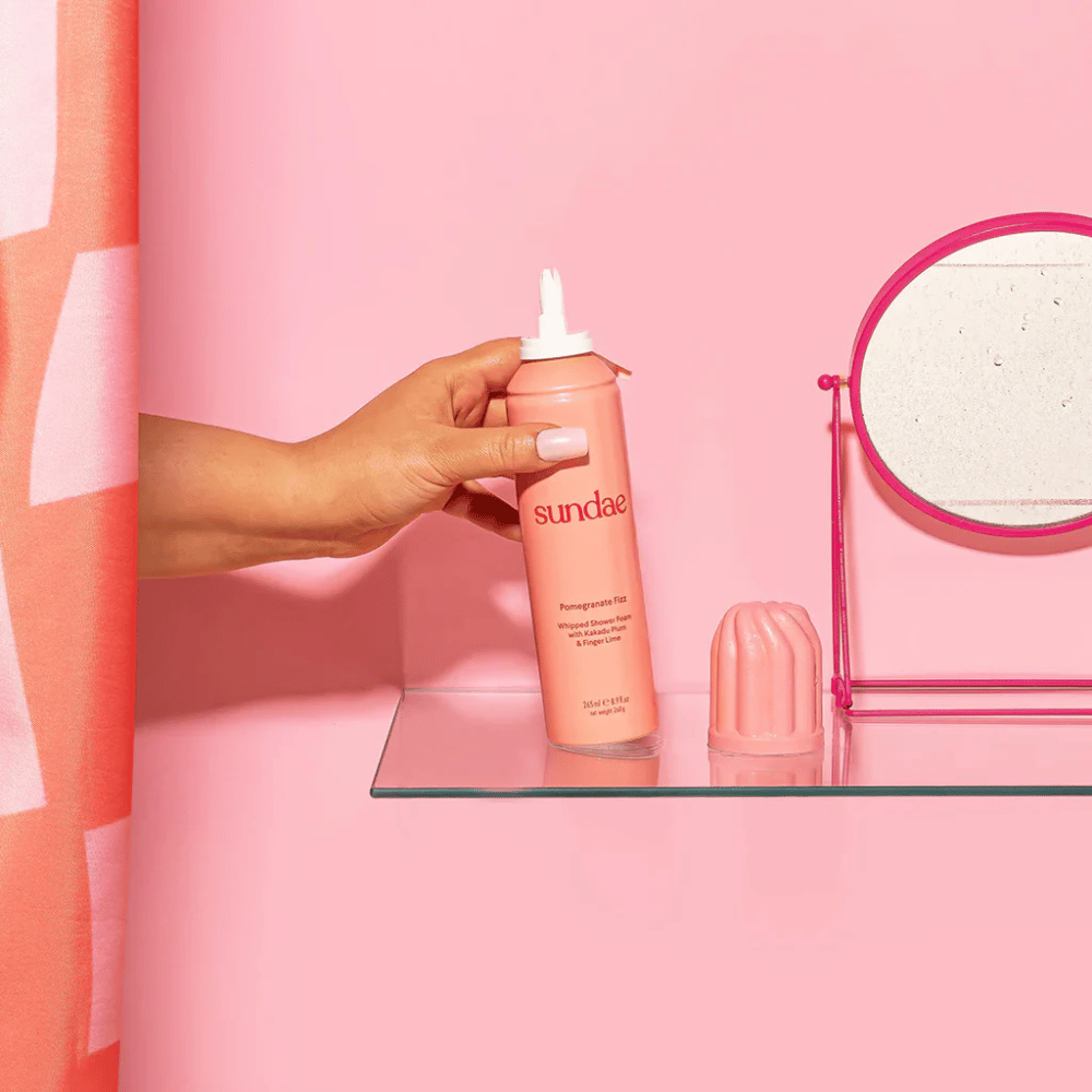 Sundae Pomegranate Fizz Foaming Body Wash- Lillys Pharmacy and Health Store