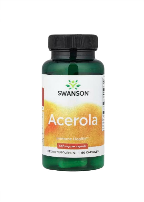 Swanson Acerola, 500mg - 60 Caps - Lilly's Pharmacy