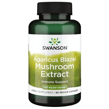 Swanson Agaricus Blazei Mushroom Extract, 500mg - 90 Vcaps - Lilly's Pharmacy