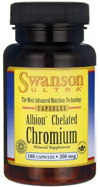 Swanson Albion Chelated Chromium, 200mcg - 180 caps - Lilly’s Pharmacy & Health Store