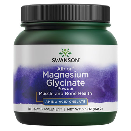 Swanson Albion Magnesium Glycinate Powder - 150g - Lilly's Pharmacy